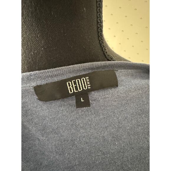 BEDO Blue Lightweight Cardigan Size Large - Picture 4 of 5